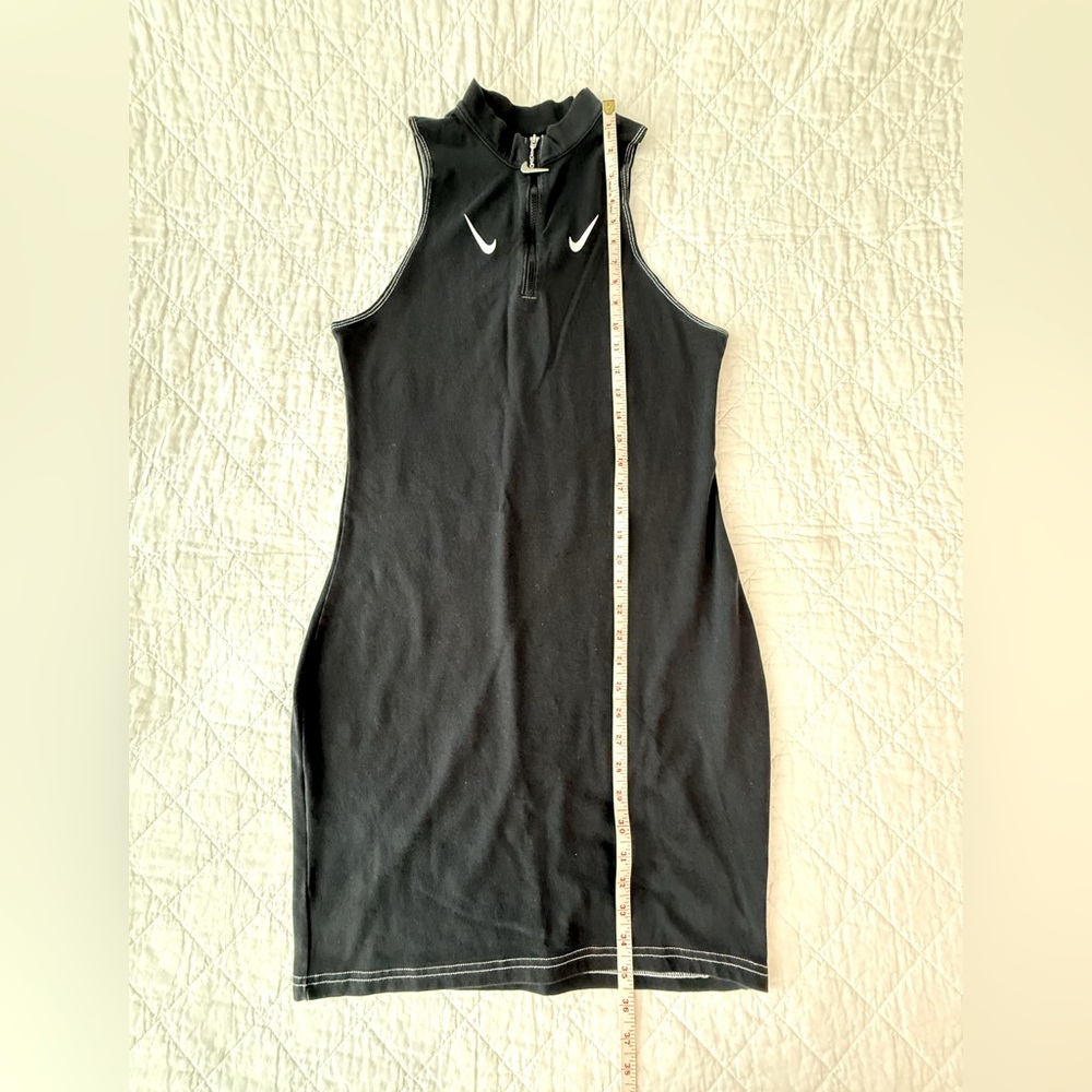 Nike Black Mini Dress with White Swoosh - Picture 5 of 15